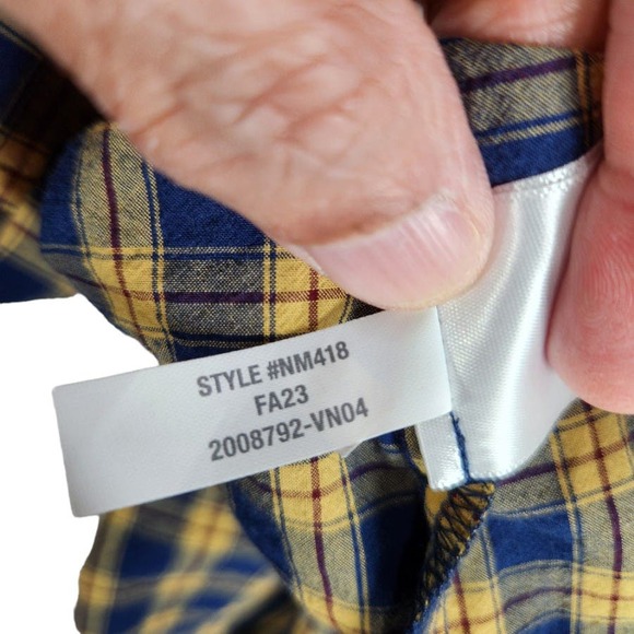 Madewell The Signature Poplin Crop Shirt Plaid Womens‎ XS - Picture 11 of 11